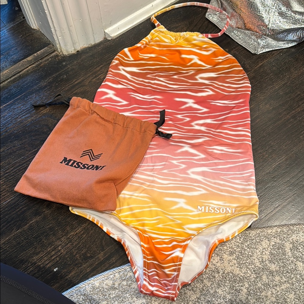 Missoni Kids Swimwear - Orange and Pink